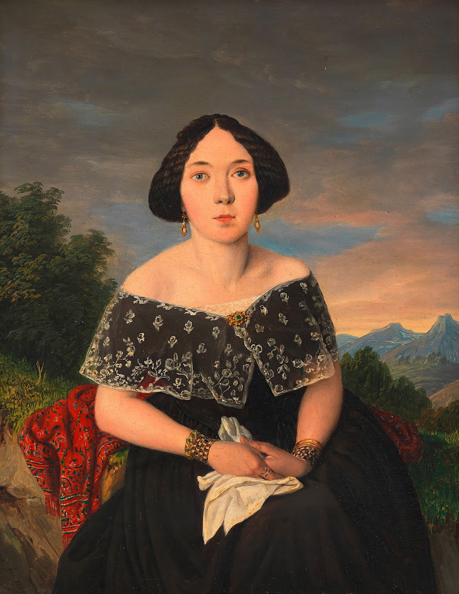 Anna Toma Gattin des Künstlers 1849
