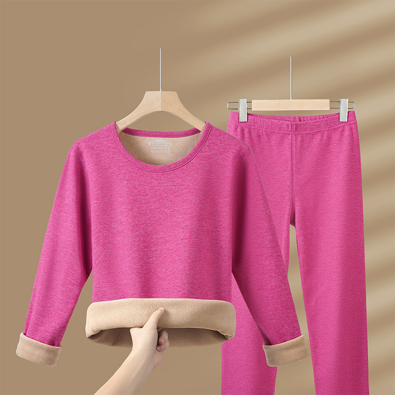 Thermisches Unterwäsche-Set mit Lammfleece-Futter