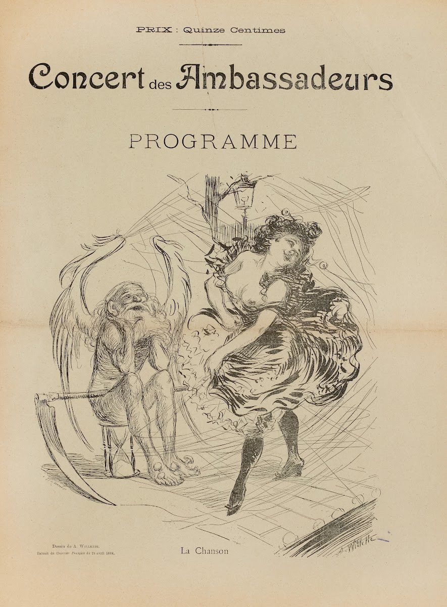 Concert des Ambassadeurs Programme La chanson