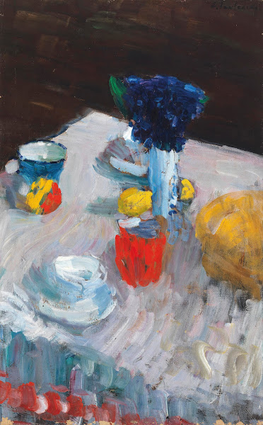 Gedeckter Tisch laid table 1904 1905