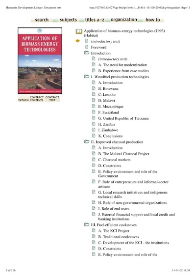 Habitat Biomass Biogas 1993