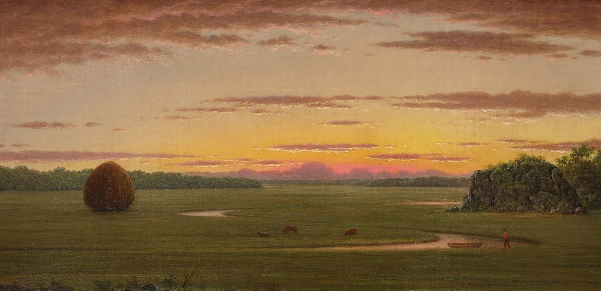 Single Haystack in a Flat Marsh 1860