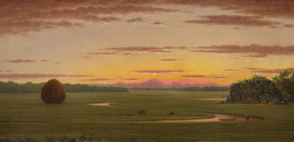 Single Haystack in a Flat Marsh 1860