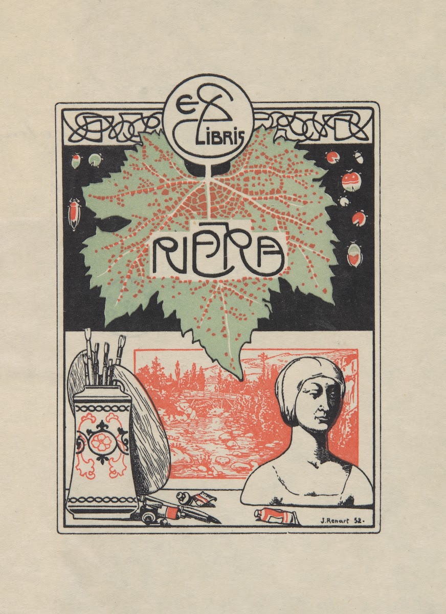 Ekslibris Riera 1932