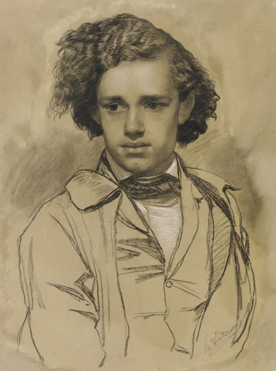 Portrait of the painter Albert Hendschel