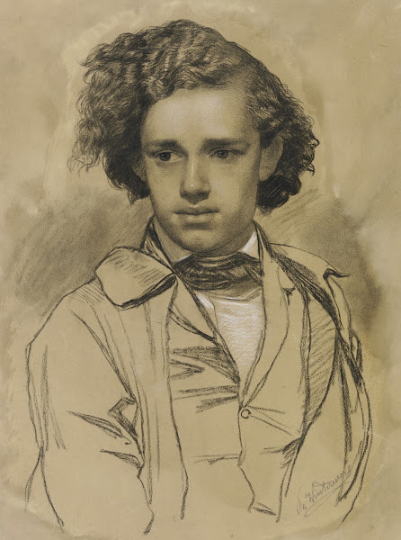 Portrait of the painter Albert Hendschel
