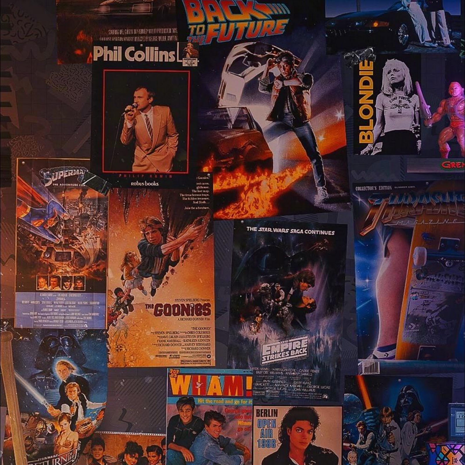 Download Eighties Pop Culture Memorabilia Collection iPhone