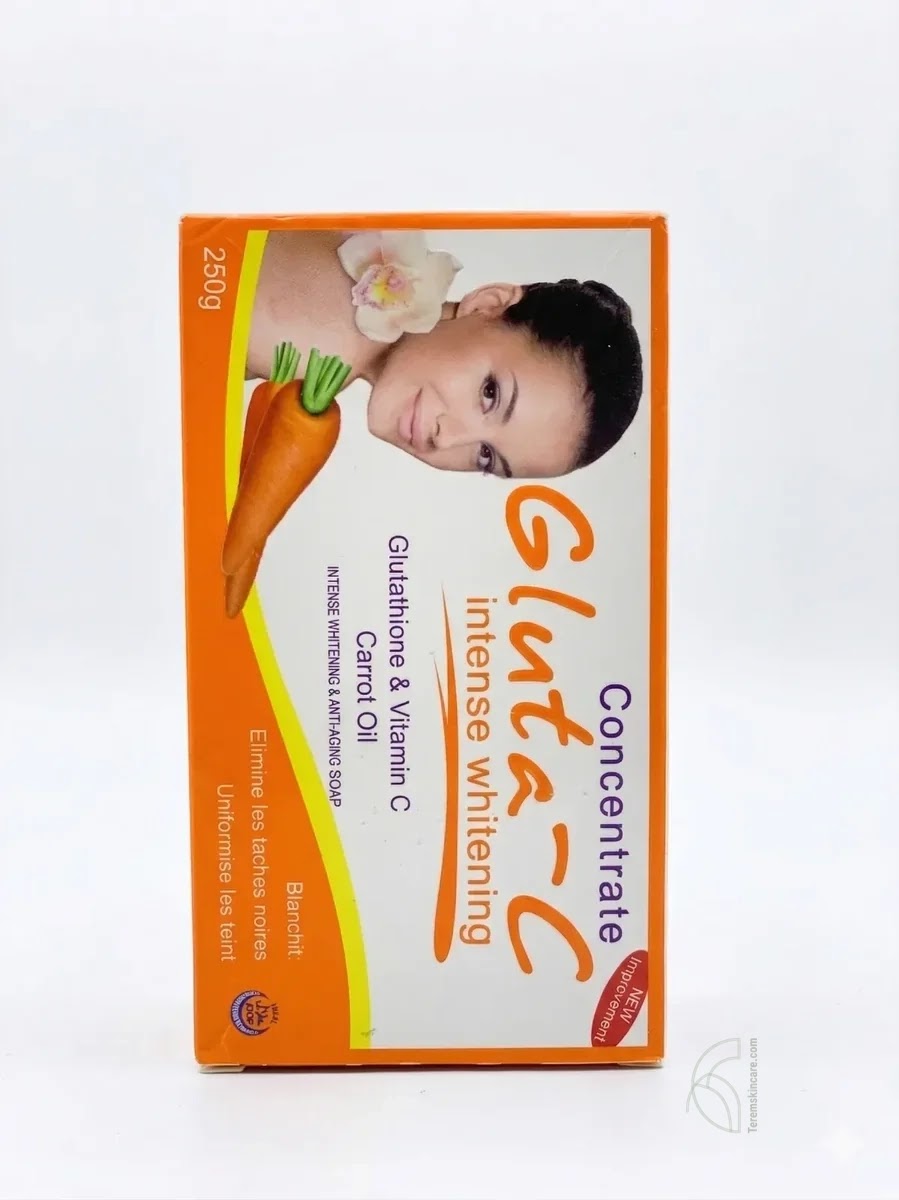 GLUTA C Intensive Whitening SOAP Glutathione & Vitamin C Carrot Oil