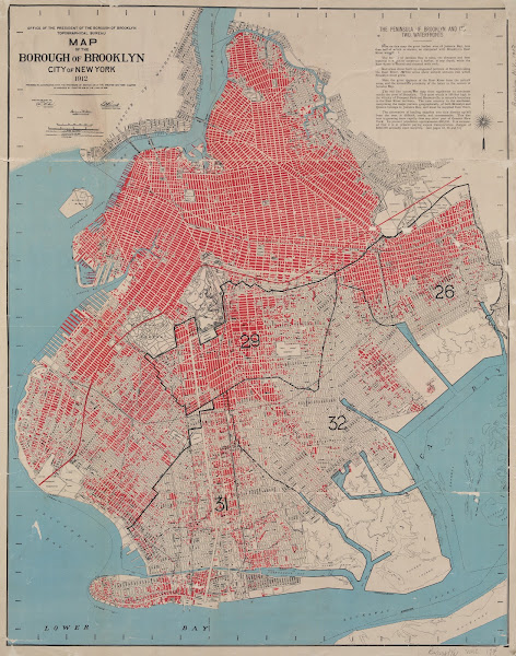 Map of the borough of Brooklyn City of New York 1912 1912