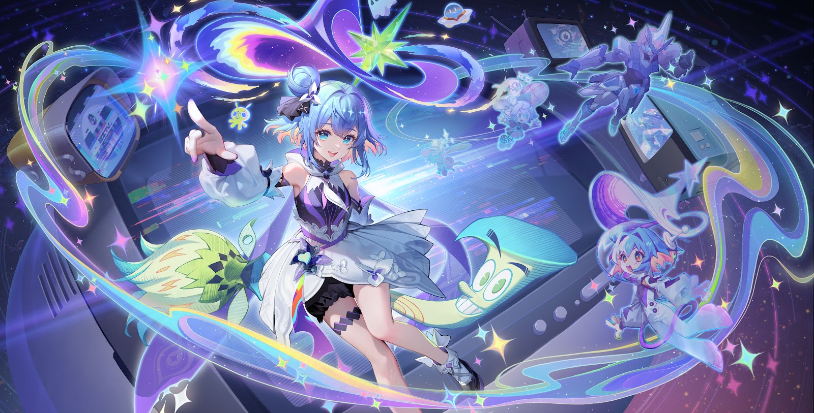 Manga Crossover Xiao Qiao | Honor of Kings 8K Splash Art – NikkiWay
