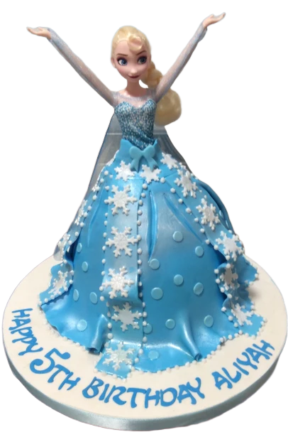 Frozen Elsa Doll Birthday Cake CB-NC011