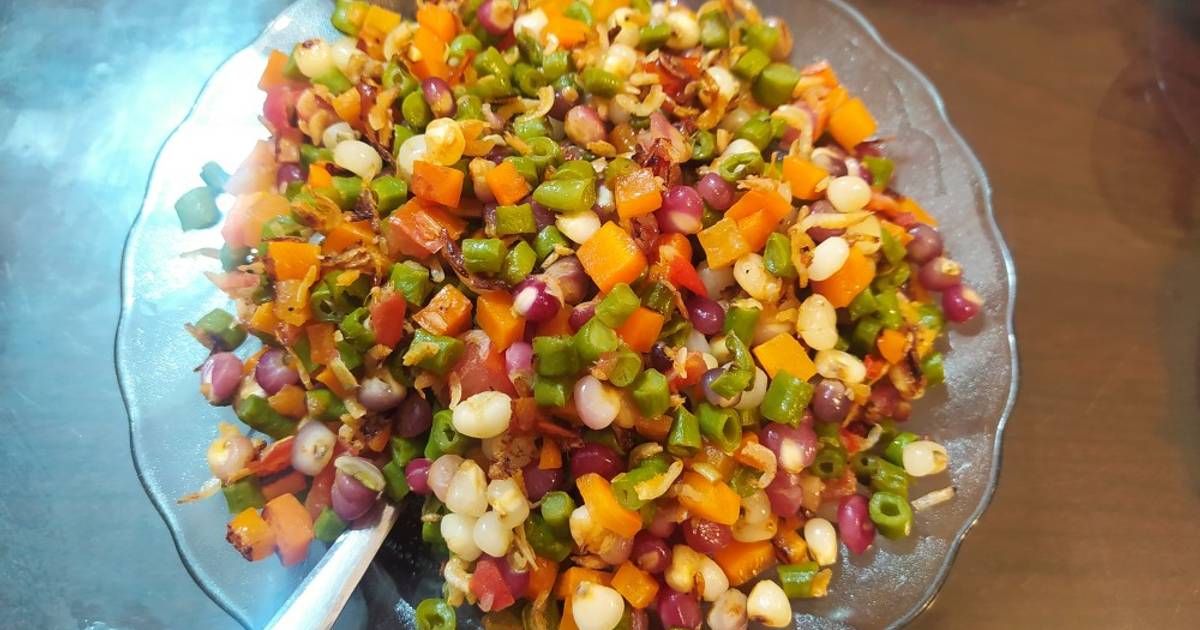 Rau củ xào bơ