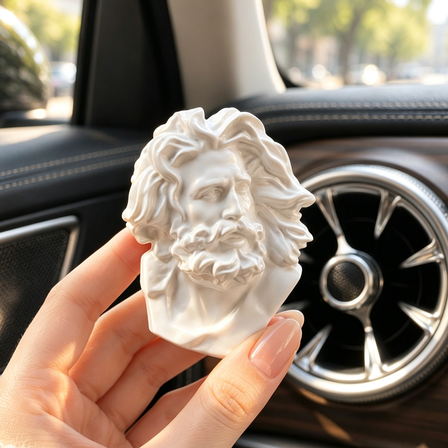Classic figure air freshener for car ventilation