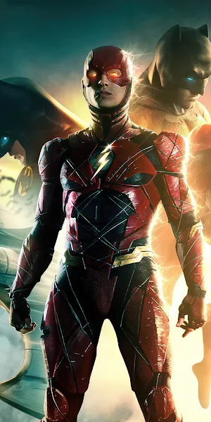 The Flash, Batman, Supergirl, DC Comics 4K Wallpaper Background