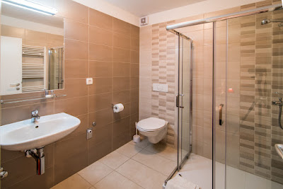 Bathroom in Apartment 6.