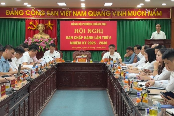 Hội nghị ban chấp hành Đảng bộ phường Hoàng Mai lần thứ 6 - Đài Phát thanh và truyền hình Hà Nội