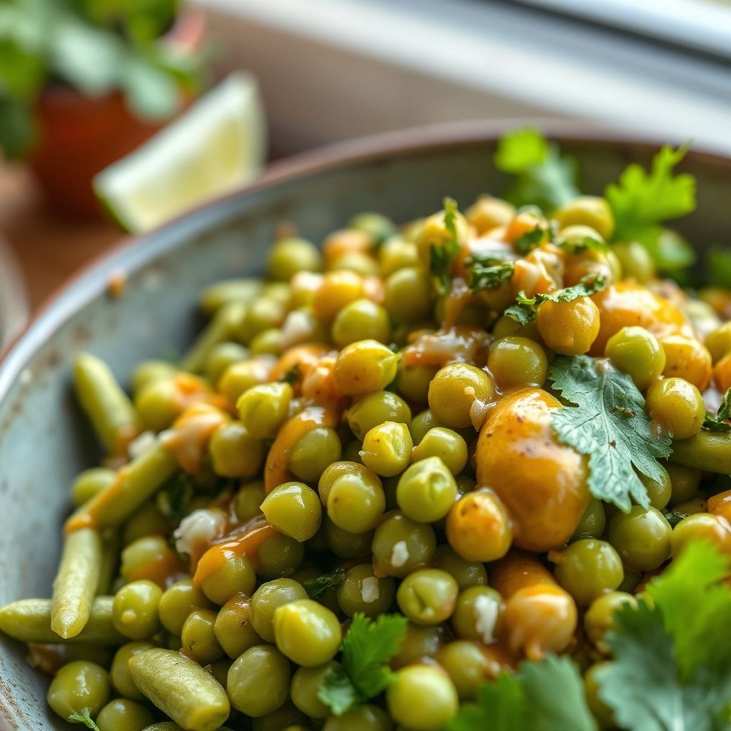 Fresh Edamame Salad with Zesty Cilantro Lime Dressing - 10-Minute Homemade Side finished