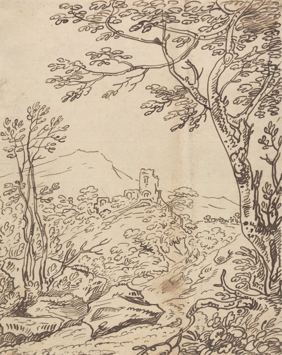 Trees and a Distant Castle