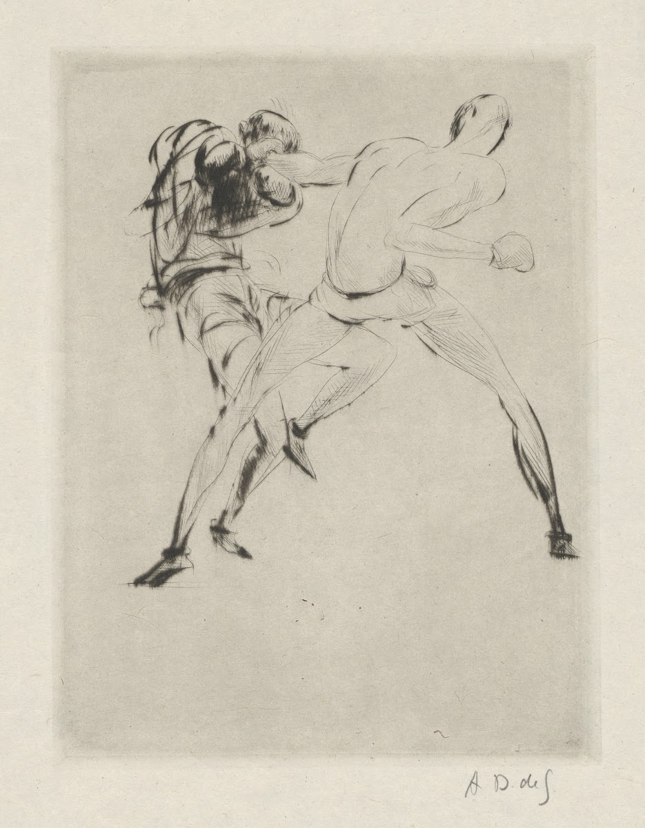 Tableau de la boxe illustré de 29 gravures à leau forte pl 1 1923