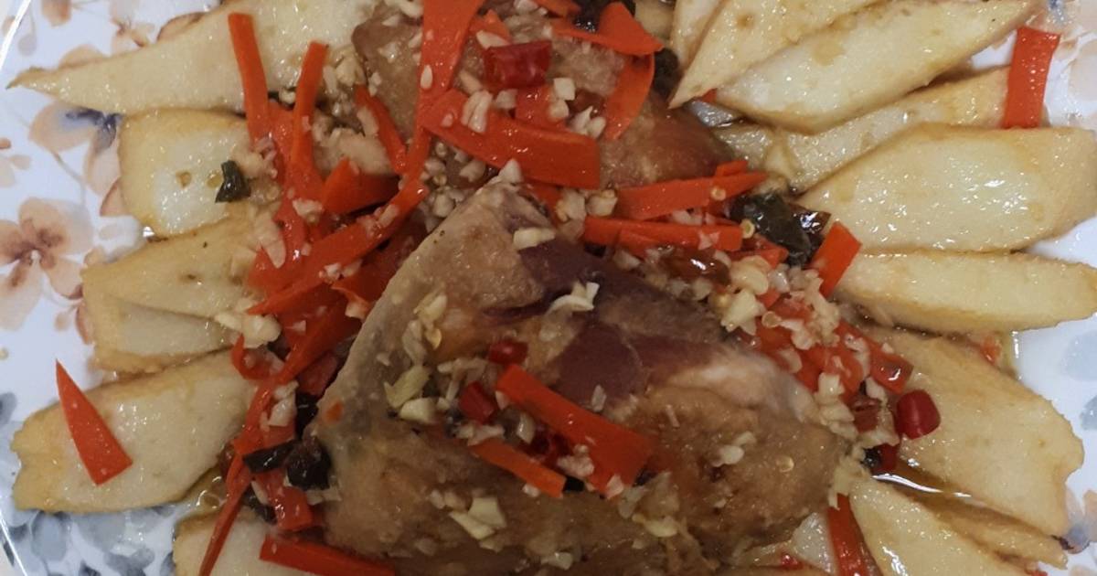 Gà- chả cá sốt nước mắm siêu thơm siêu hao cơm