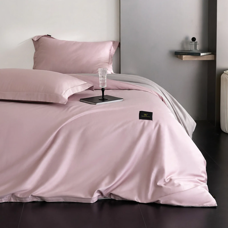 Cotton Bedding Set, 4-Piece, Satin Sheen