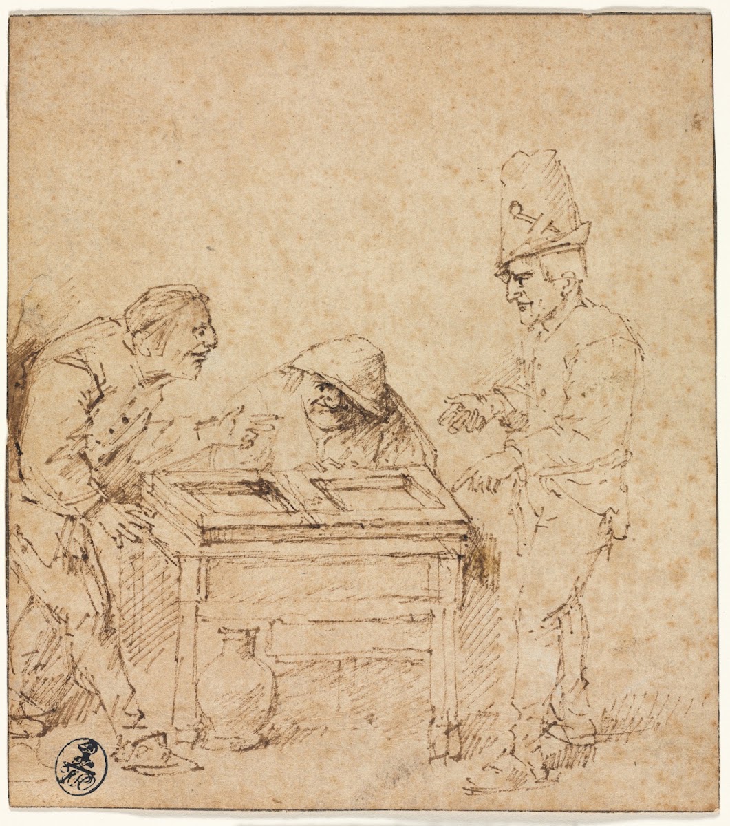 The Tric Trac Players c 1660