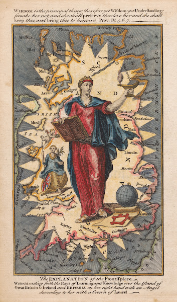 Wisdom Casting Forth The Rays Of Learning And Knowledge Over The Island Of Great