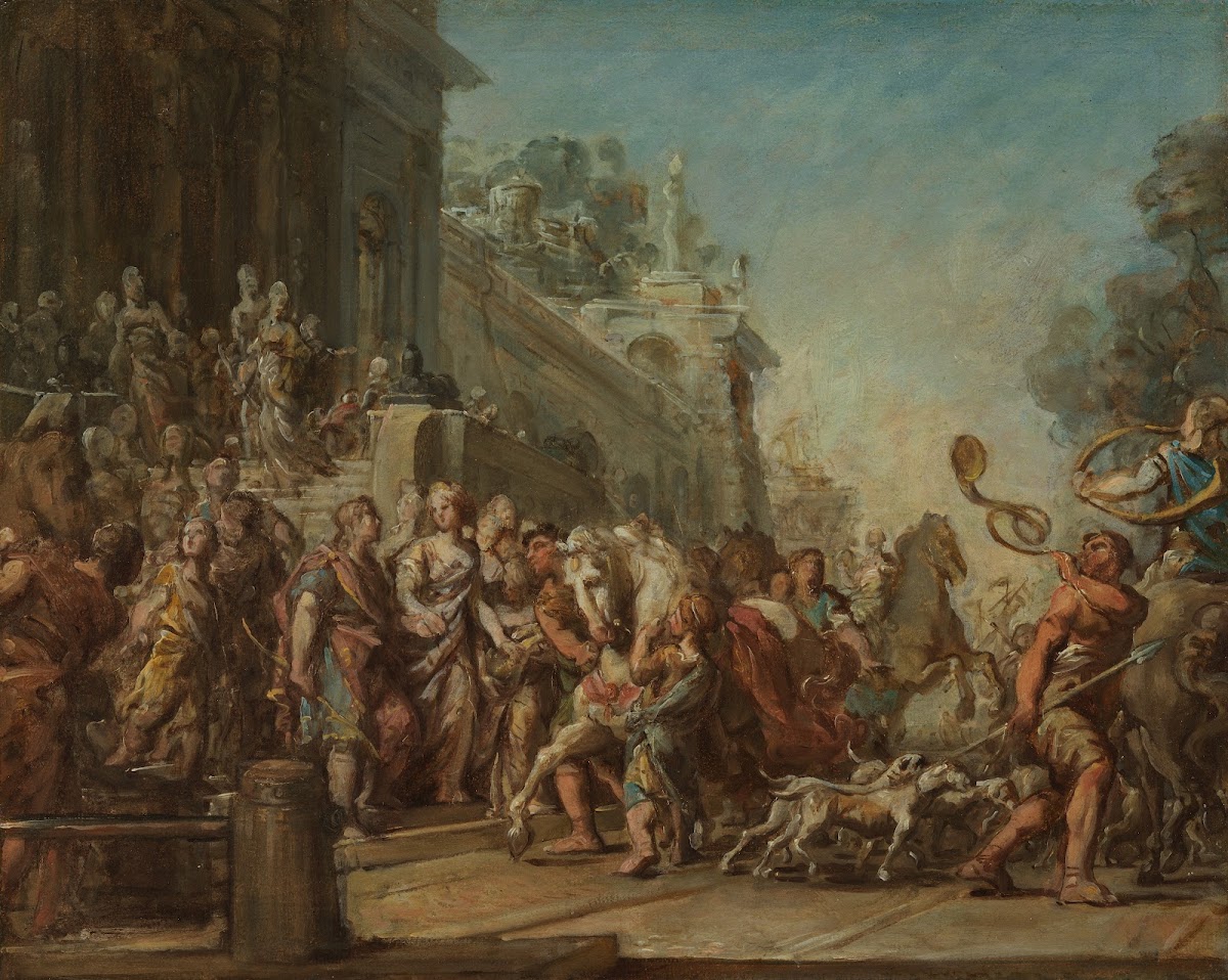 The Departure of Dido and Aeneas for the Hunt 1772 1774