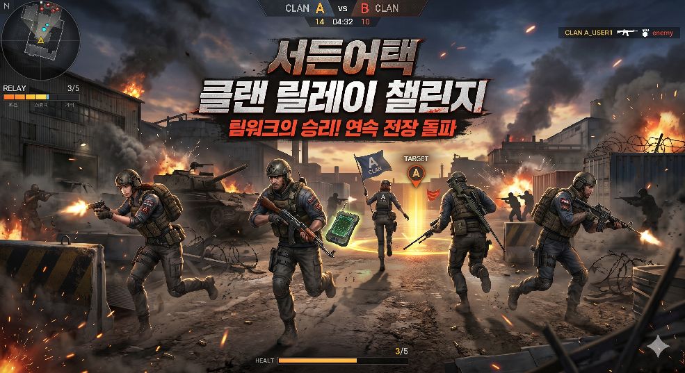 클랜 릴레이 챌린지 이미지