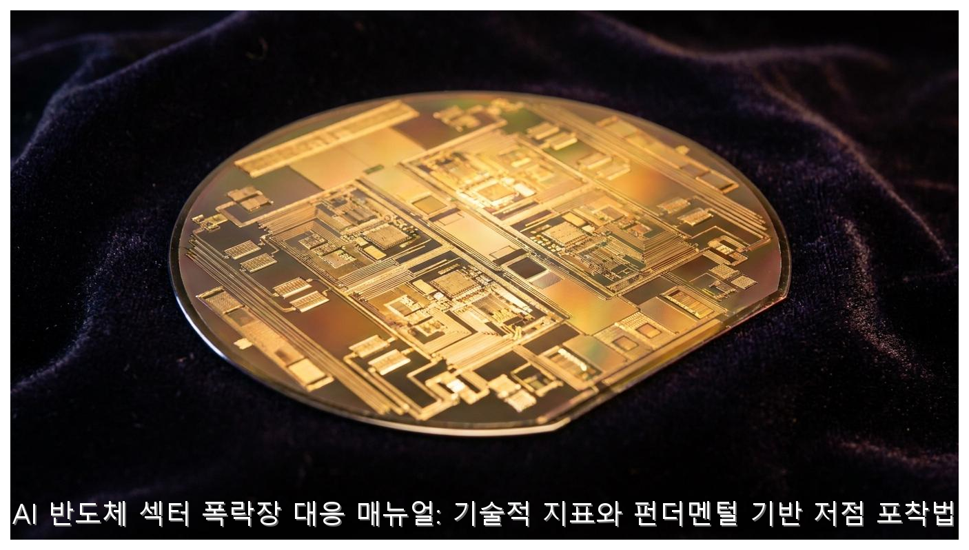 AI 반도체 섹터 폭락장 대응 매뉴얼: 기술적 지표와 펀더멘털 기반 저점 포착법 핵심 안내 및 분석 인포그래픽 (5)