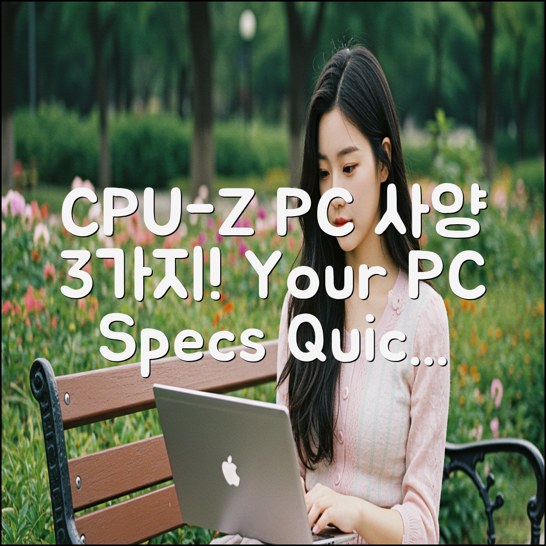 CPU-Z: 내 PC 사양 3가지 확인법!