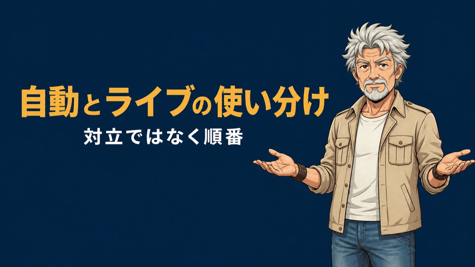 オートウェビナーとライブセミナーの使い分けのアイキャッチ