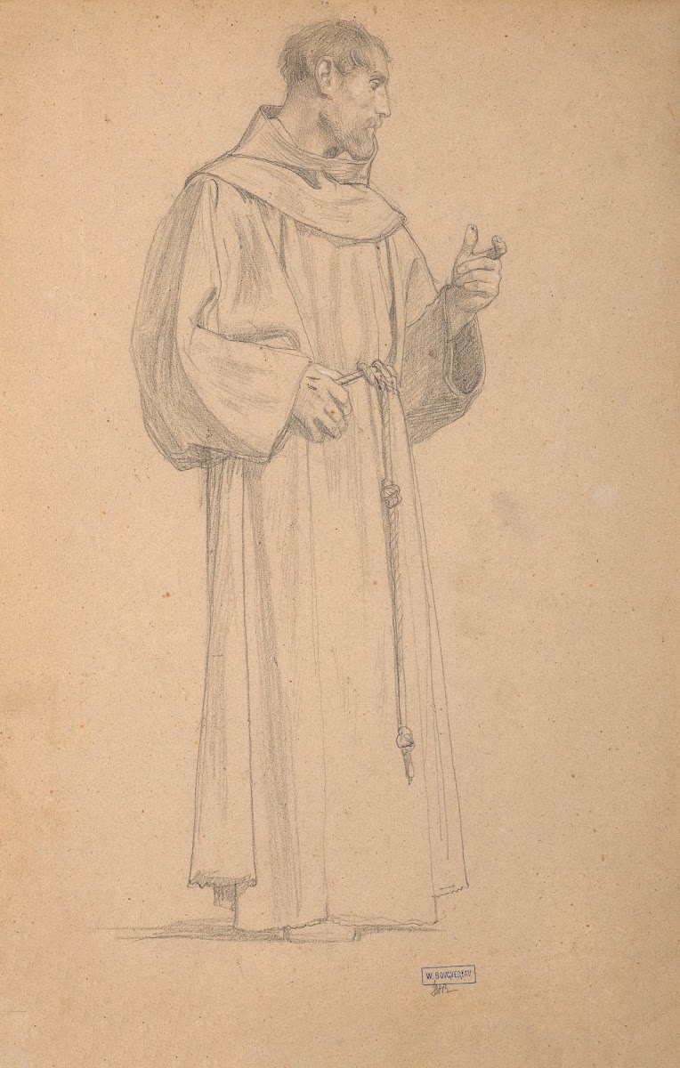 Study for a Franciscan Saint