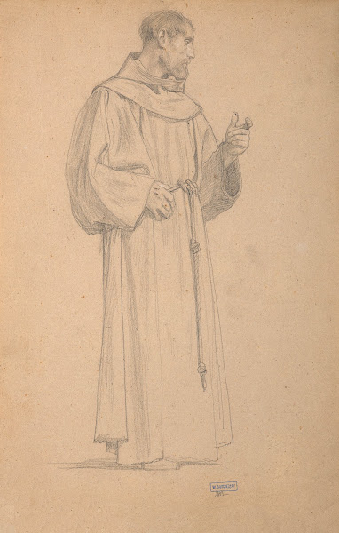 Study for a Franciscan Saint