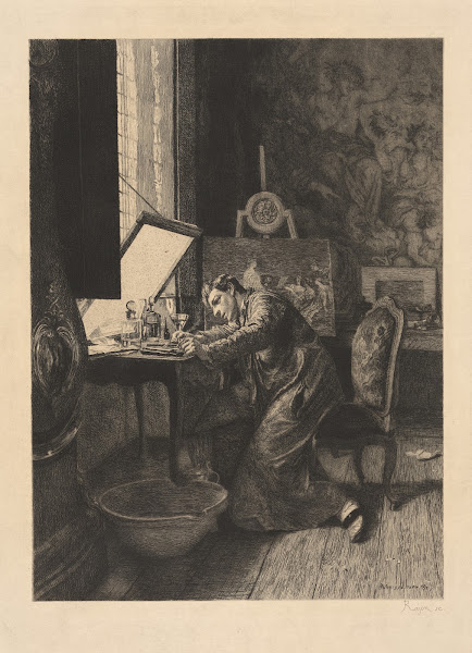 Le graveur Portrait of Meissonier Fils 1867
