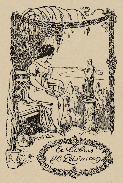 Bookplate of H Pašma 1900