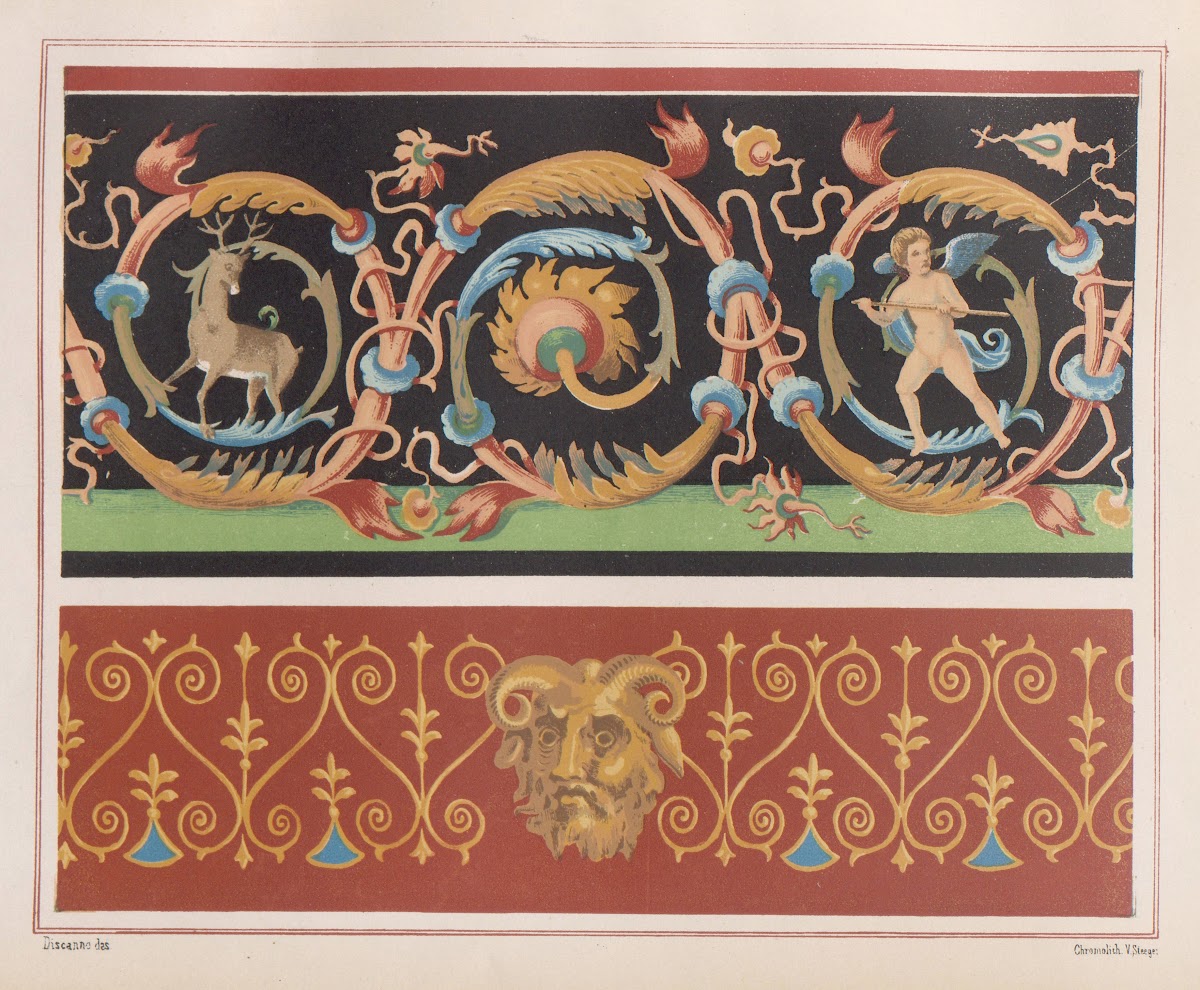 The most beautiful walls in Pompeii Pl08 1877