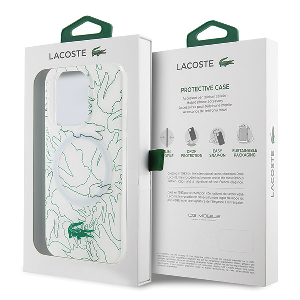 Lacoste Double Layer Repeat MagSafe Case Protection