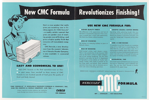 New CMC Formula Revolutionizes Finishing 1952