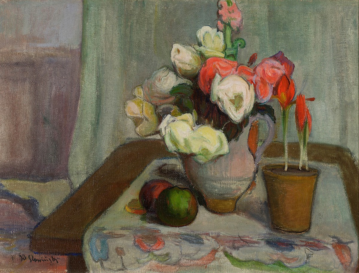 Still life with a vase of flowers 1899