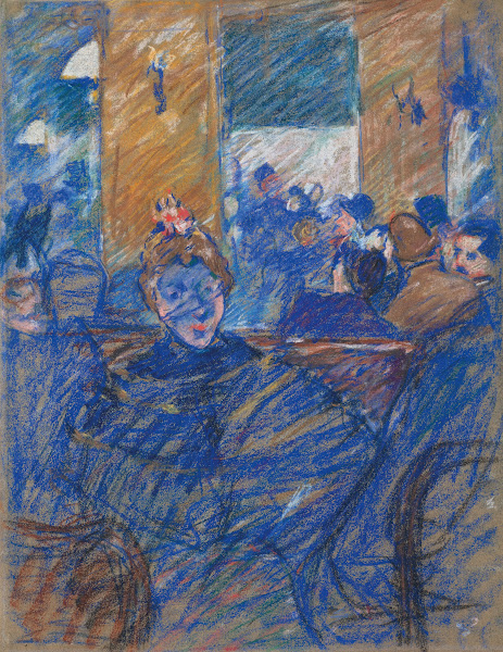 La Dame au café 1895