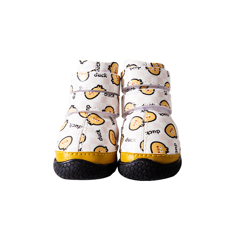 Dog boots with fleece lining, non-slip