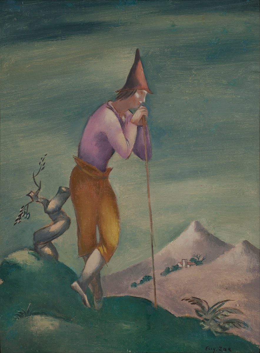 Krajobraz z wędrowcem 1920