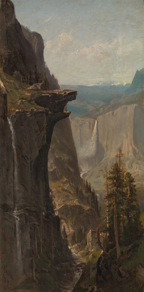 Yosemite Falls from Glacier Point 1879