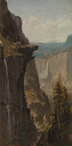 Yosemite Falls from Glacier Point 1879