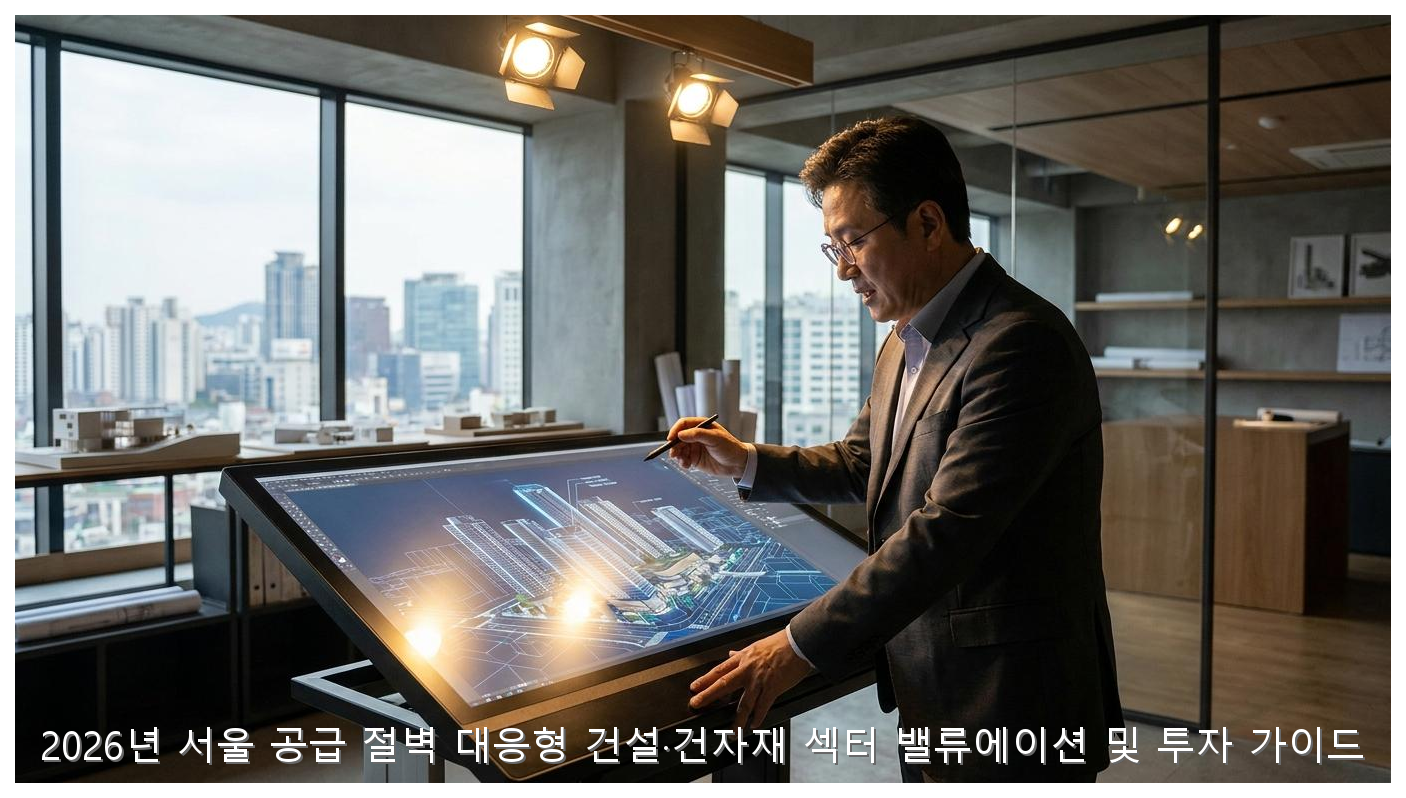 2026년 서울 공급 절벽 대응형 건설·건자재 섹터 밸류에이션 및 투자 가이드 핵심 안내 및 분석 인포그래픽 (4)