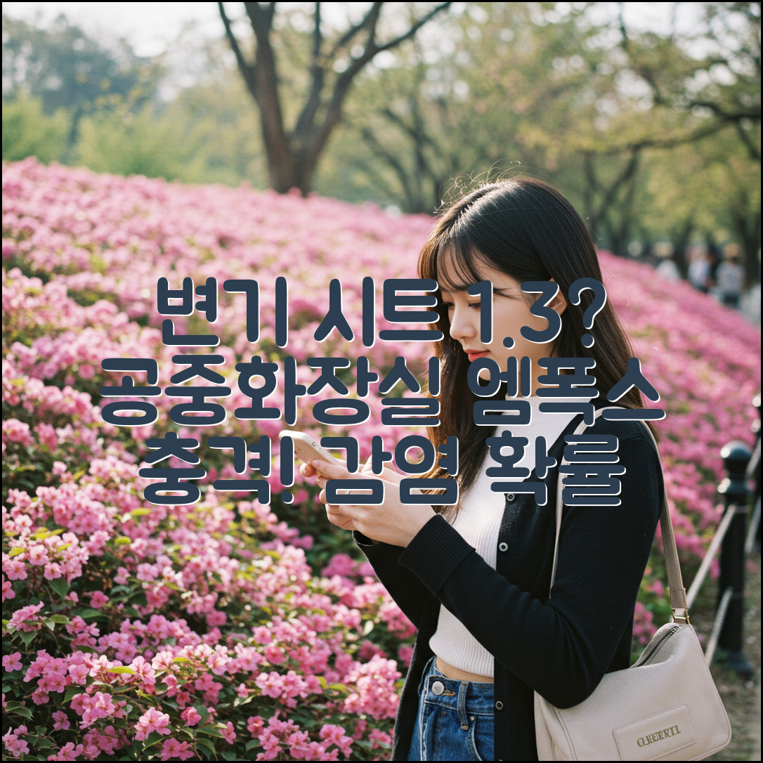 공중화장실 엠폭스, 변기 시트 감염 확률 1.3%?