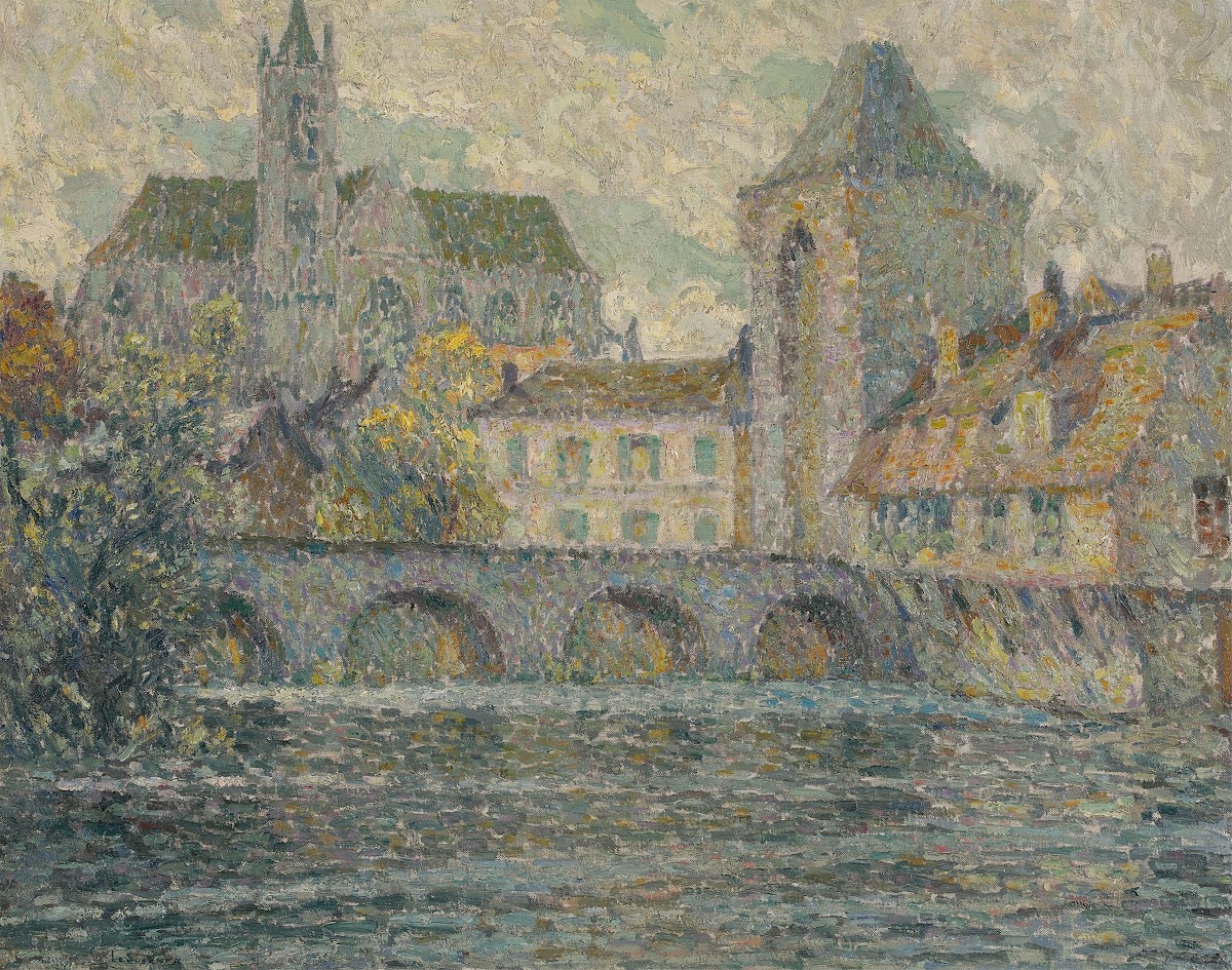 LÉglise et le pont 1918