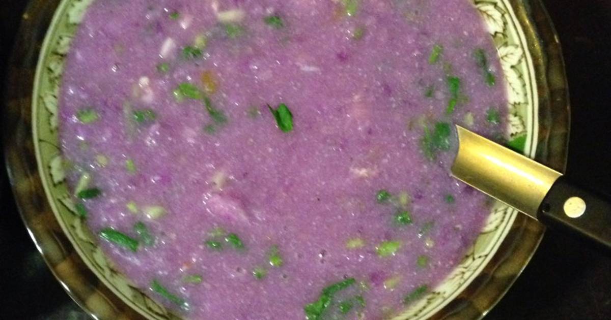 Canh khoai mỡ nấu tôm tươi