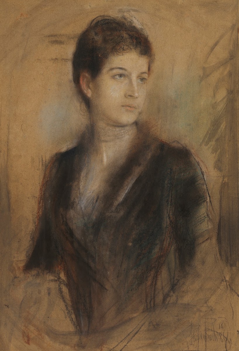 Portrait of a young woman 1886